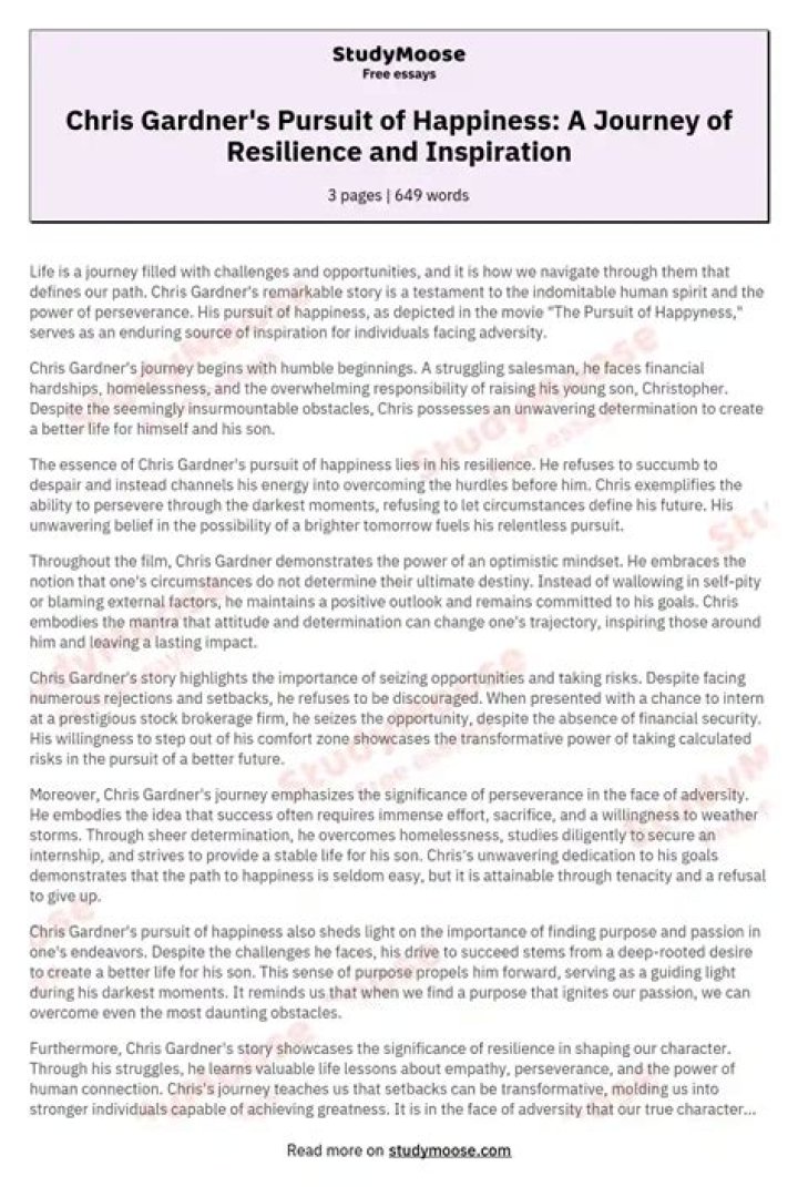 A Journey Of Resilience And Inspiration