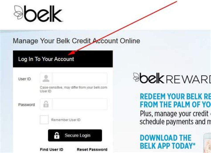 Belk Credit Card Login