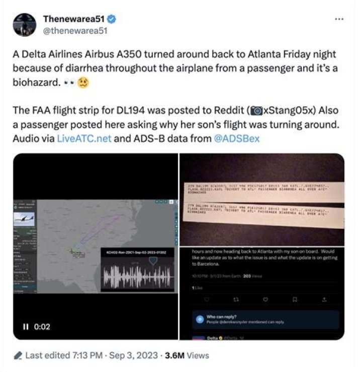 Delta Woes: Diarrhea Disaster On A Plane