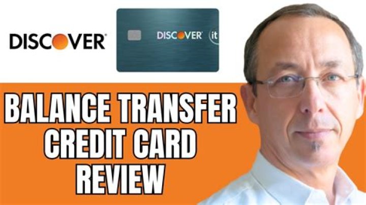 Discover It Balance Transfer Credit Card