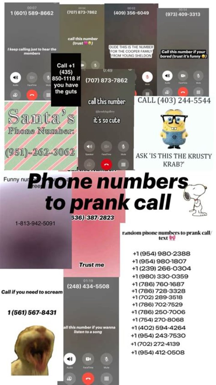Discover The Ultimate Guide To 10 Hilarious Prank Call Numbers