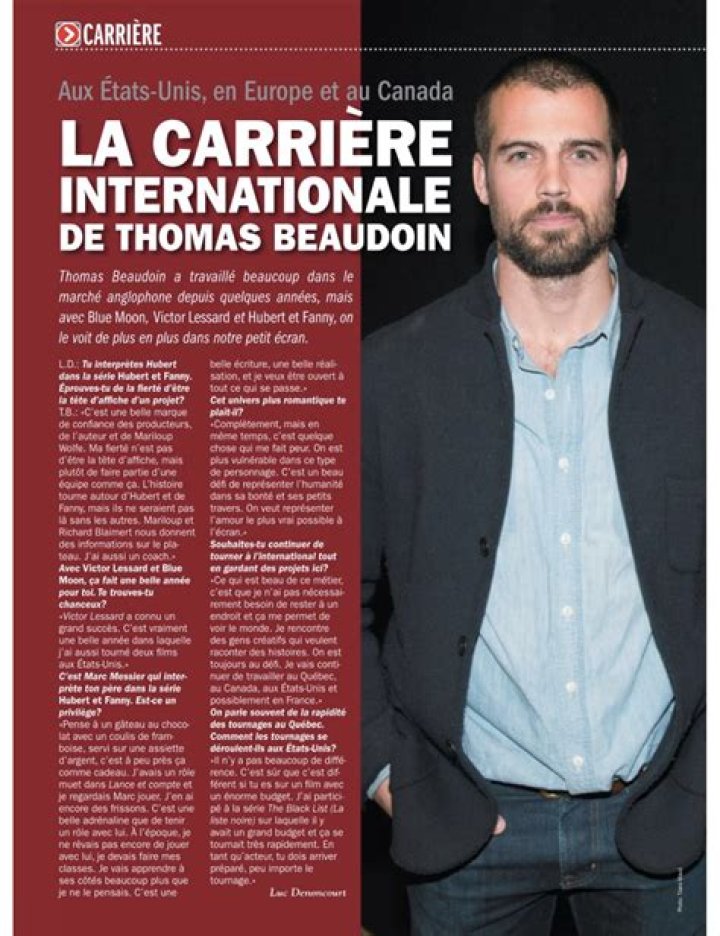 Discovering The Charismatic Journey Of Thomas Beaudoin