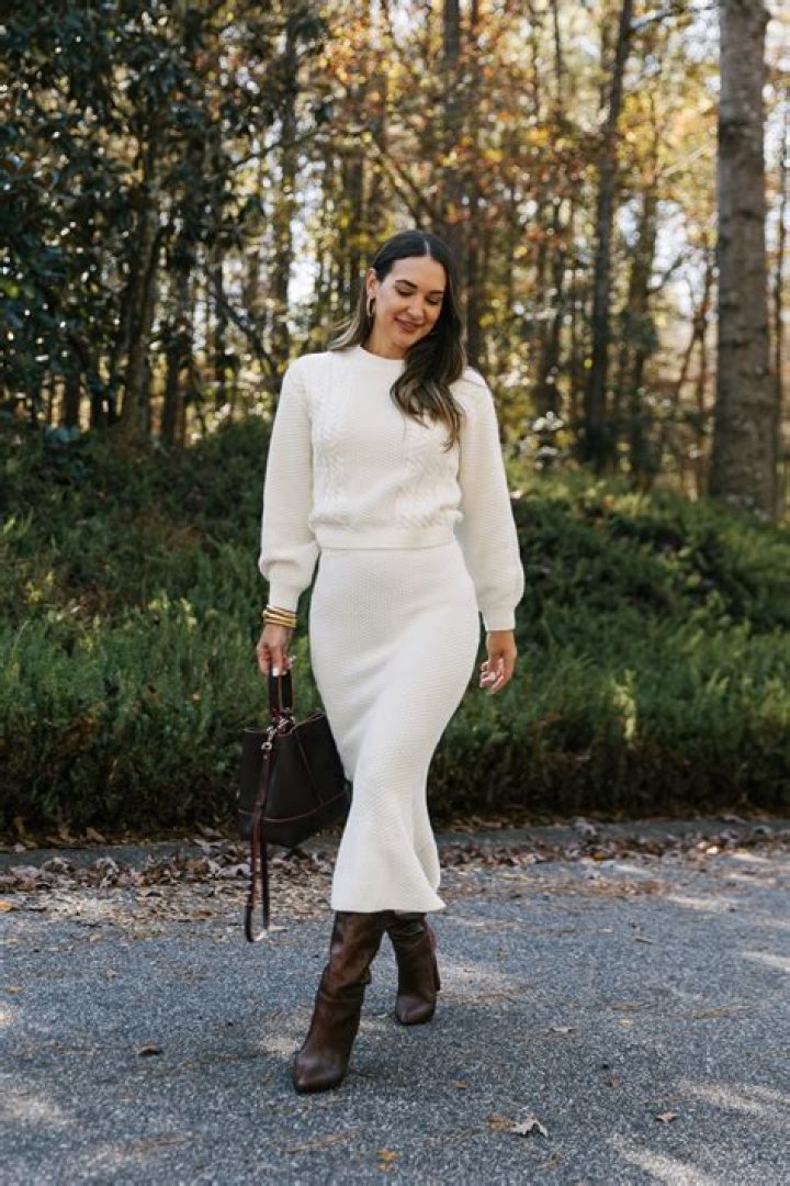 Enchanting Sweater Skirt Set: Elevate Your Style