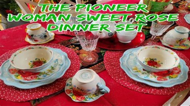 Experience Timeless Dining With The Pioneer Woman Dinner Set