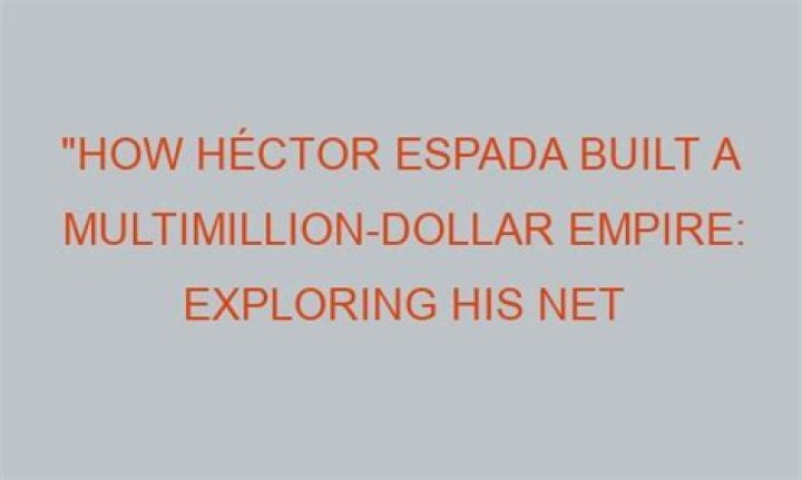 Exploring His Net Worth And Success Secrets