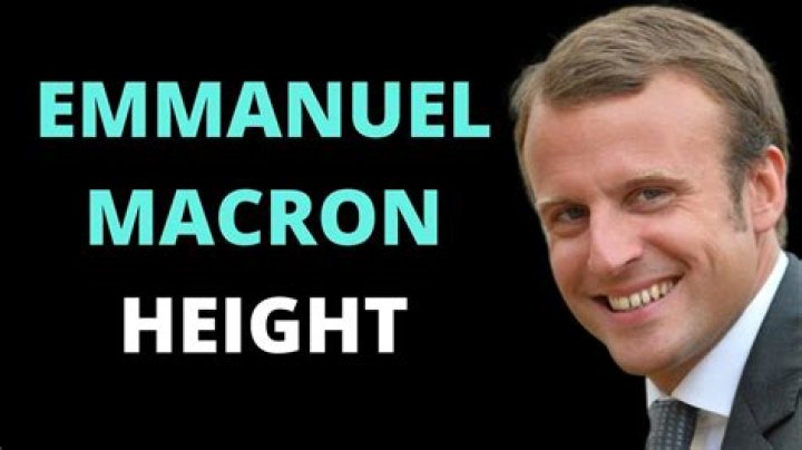 Exploring The Physical Dimensions Of Emmanuel Macron: Height And Weight
