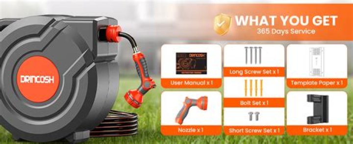Powerful Retractable Hose Reel: The Ultimate Solution For Effortless Watering