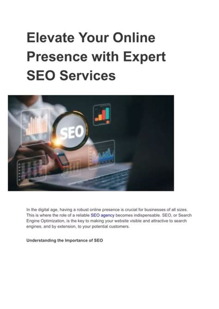 Premier SEO Expert: Elevate Your Online Presence