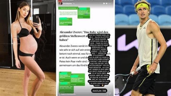 Tennis Star Alexander Zverev Welcomes A Baby With Model Brenda Patea