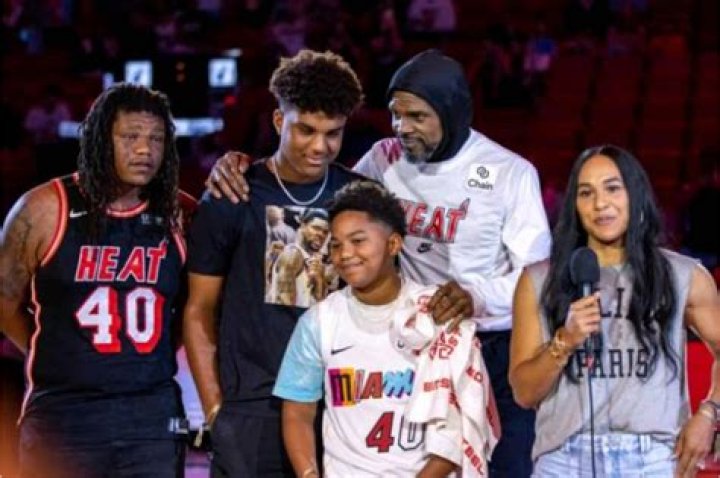Udonis Haslem's Children Meet His Sons