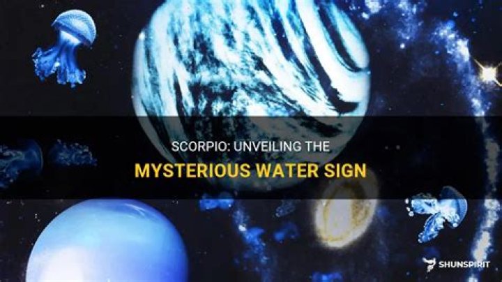 Uncover The Truth: Is Scorpio A Water Sign?