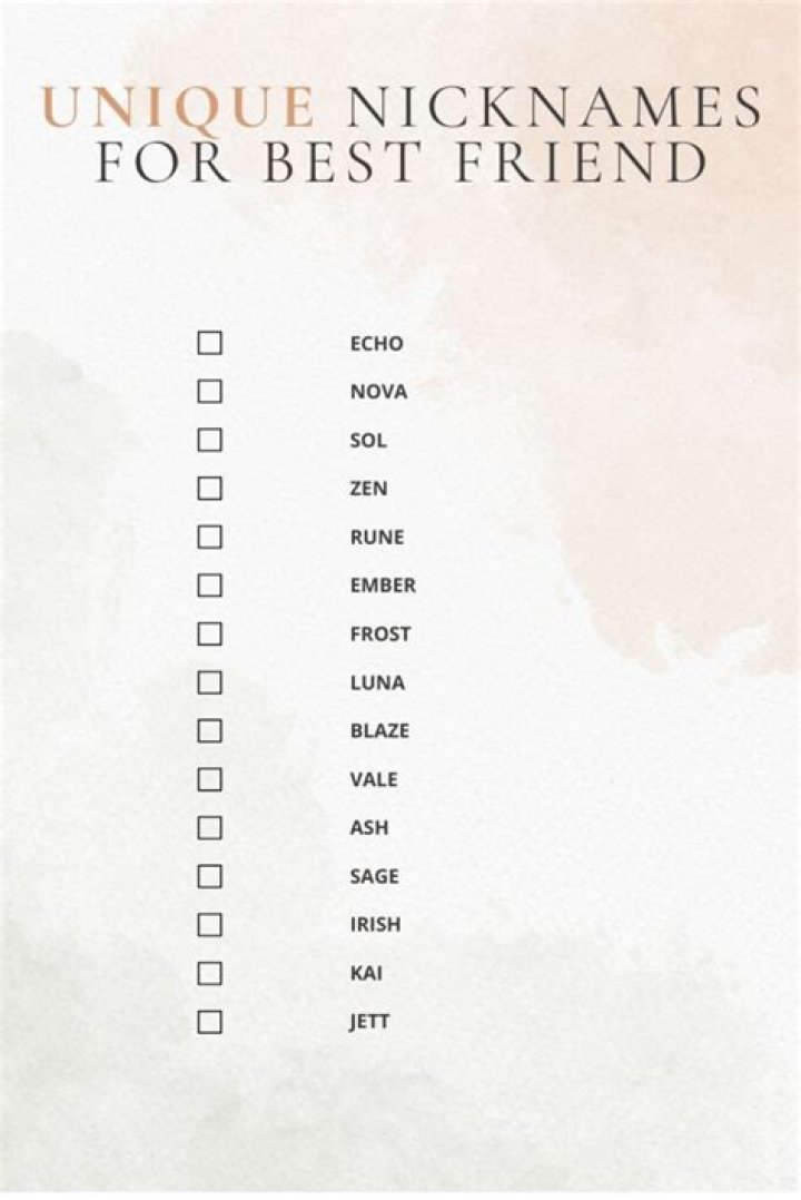 Unforgettable Nicknames For Your Soulmate BFF