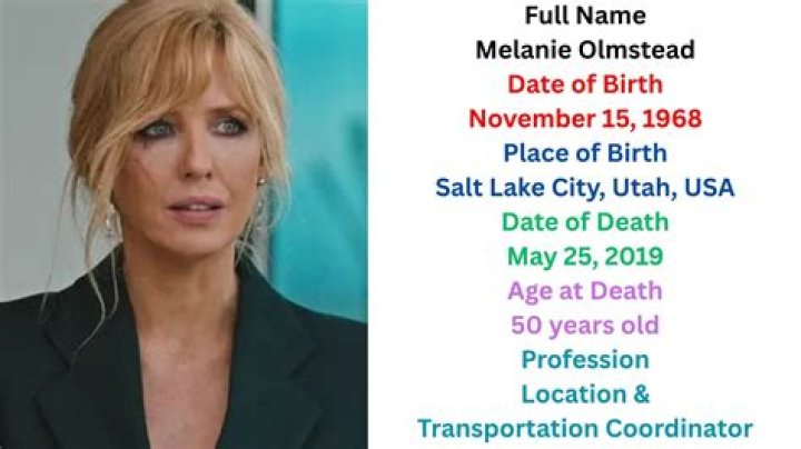 Unveiling The Circumstances Surrounding Melanie Olmstead's Passing