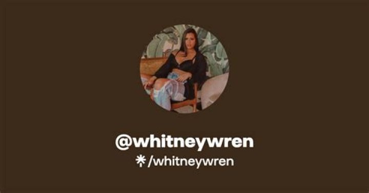Unveiling Whitney Wren's Net Worth: Discoveries & Insights