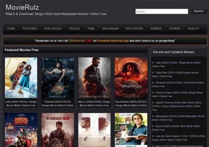 Watch The Latest Movies Today With MoviesRulz Today